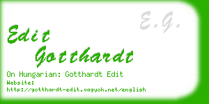 edit gotthardt business card